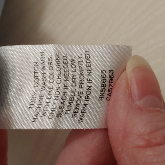 Nordstrom Men's Size 17 32/33 Traditional Fit Long Sleeve Buttondown - Picture 7 of 7